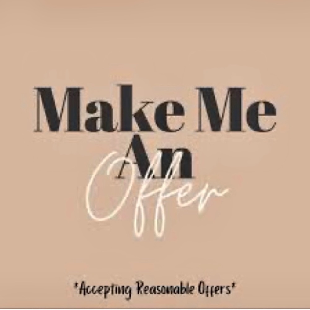 Will accept reasonable offers!